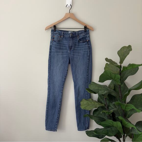 Pistola Medium Wash Skinny Jeans 5-Pocket Solid Denim Belt Loops Zipper Button - Picture 16 of 16